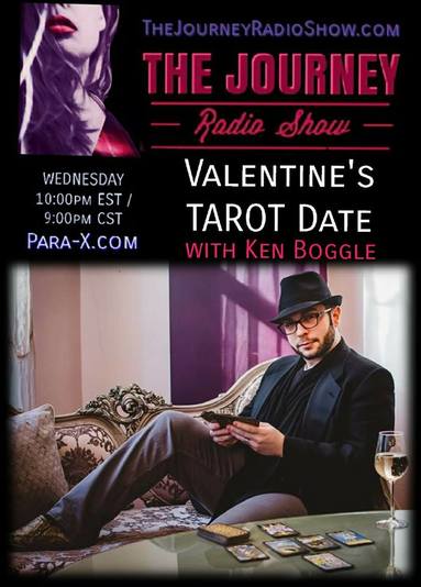 Valentine's Tarot Date with Ken Boggle & Jen Kruse on THE JOURNEY Radio Show - TheJourneyRadioShow.com 