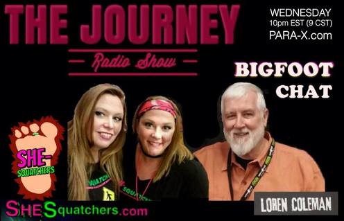 Loren Coleman Bigfoot Chat with SheSquatchers - TheJourneyRadioShow.com 